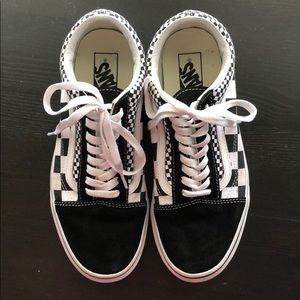Black and White Checkered Vans